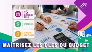 Formation en finances locales avec analyse de documents budgétaires, tableaux de bord financiers et préparation du budget d'une collectivité territoriale à Versailles.