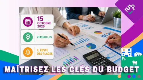 Formation en finances locales avec analyse de documents budgétaires, tableaux de bord financiers et préparation du budget d'une collectivité territoriale à Versailles.